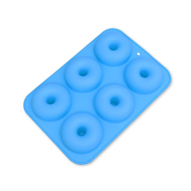 

6 Holes Silicone Bomb Half Circle Baking Mold For Chocolate Cake Round Shape Cake Mold