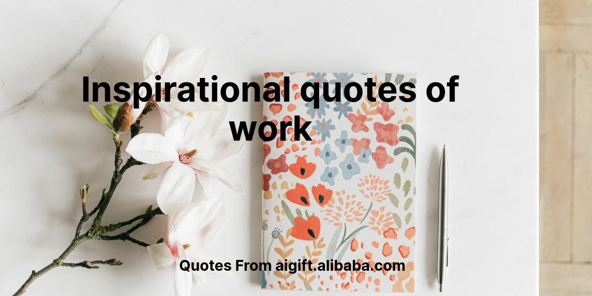 inspirational quotes of work