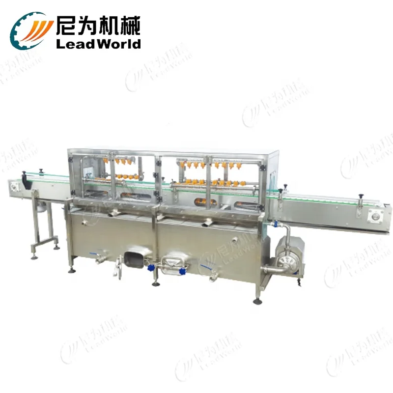
Automatic factory fruit juice jam sauce filled empty jars bottles tin cans drying machine 