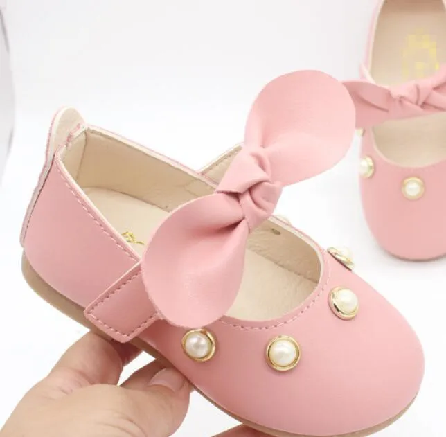 Cy30001a 2016 Fashion Little Girls Leather Shoes Wholesale 02 Years