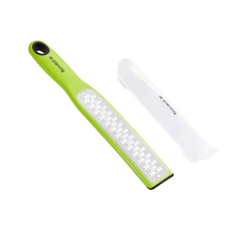 

Amazon Popular Kitchen Tool Manual Lemon Grater & Zester Stainless Steel Cheese Grater Cheese Planer Zester, Green