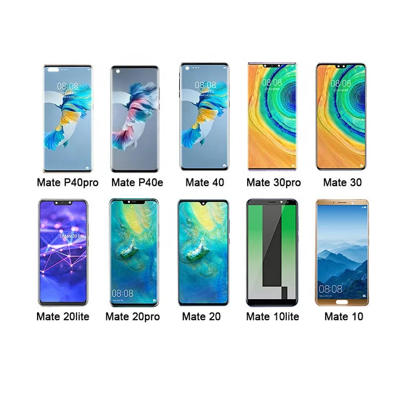 

LCDs for Huawei Mate X X2 XS 8 9 Pro 10 Lite 20 4G 5G 30 30E 40 Pro+ 40E 50 50E Replacement Original LCD Touch Screen Display