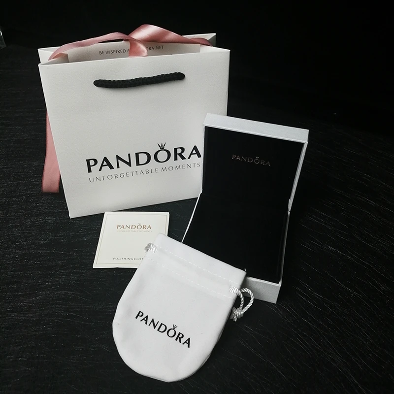 

Pandora Necklace Bracelet Ring Original Packaging Set