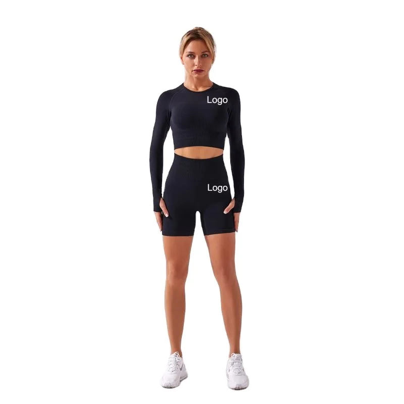 

2021 Womens Seamless Oem Yoga Pants Scrunch Butt Yoga Breathable High Waist Leggings Short And Sexy Top, As picture