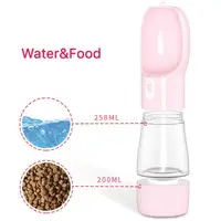

Dog portable ABS PC materials water bottle pet dog 350ml travel dog bottle water