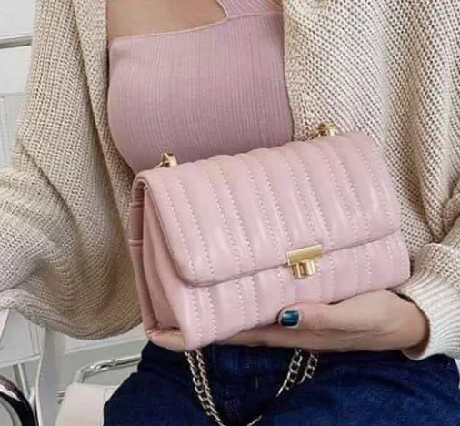 

Knitted PU Shoulder Bag Sling