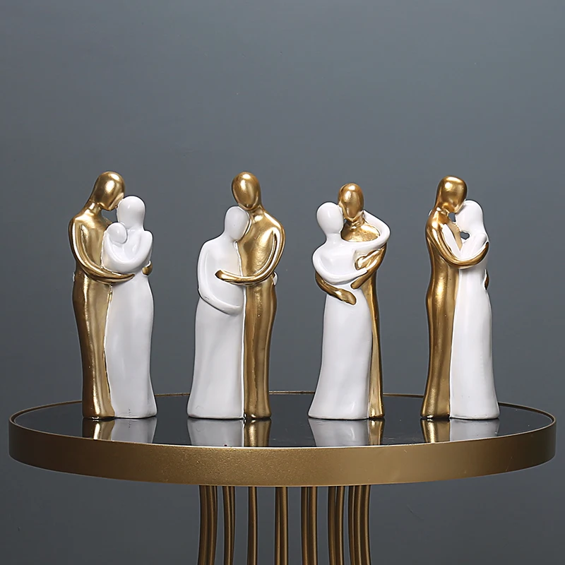 

Nordic family statue decoration abstract portrait decoration love life decoration