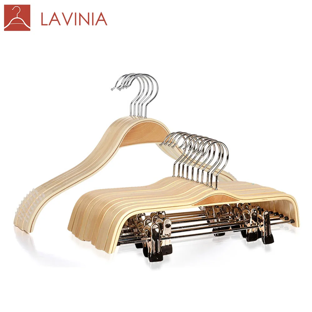 

Laminated Clothes Hanger Wood Customized Pack of 5 Cardboard Plywood Clothes Hanger