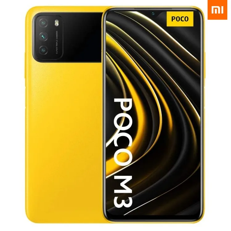 

China Manufacturer Original Global Offical Version Xiaomi Poco M3 Android 10 MIUI 12 48MP 6000mah 4+64G POCO M3 Mobile Phones, Yellow, blue