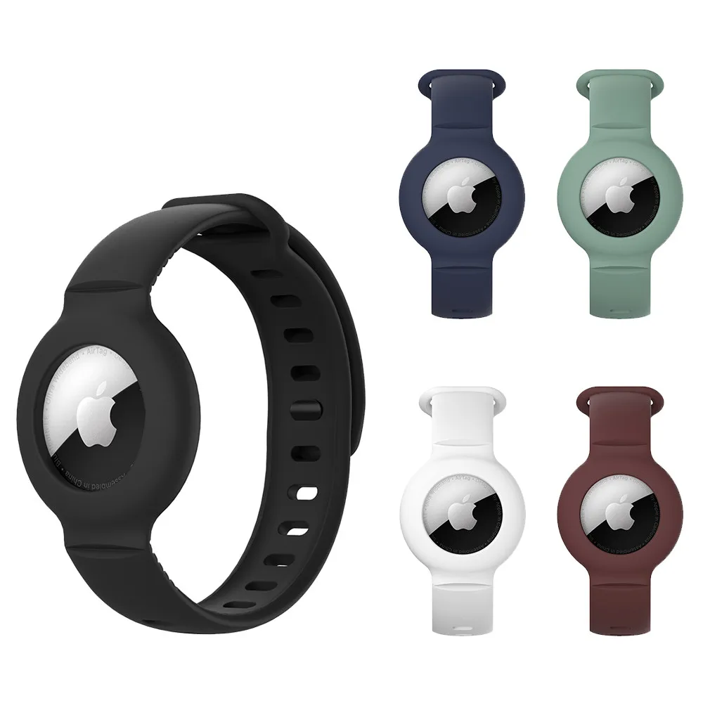 

Creative Design Soft Silicone For Airtags Strap Anti-Scratch Protective Silicone Case For Airtag watch band