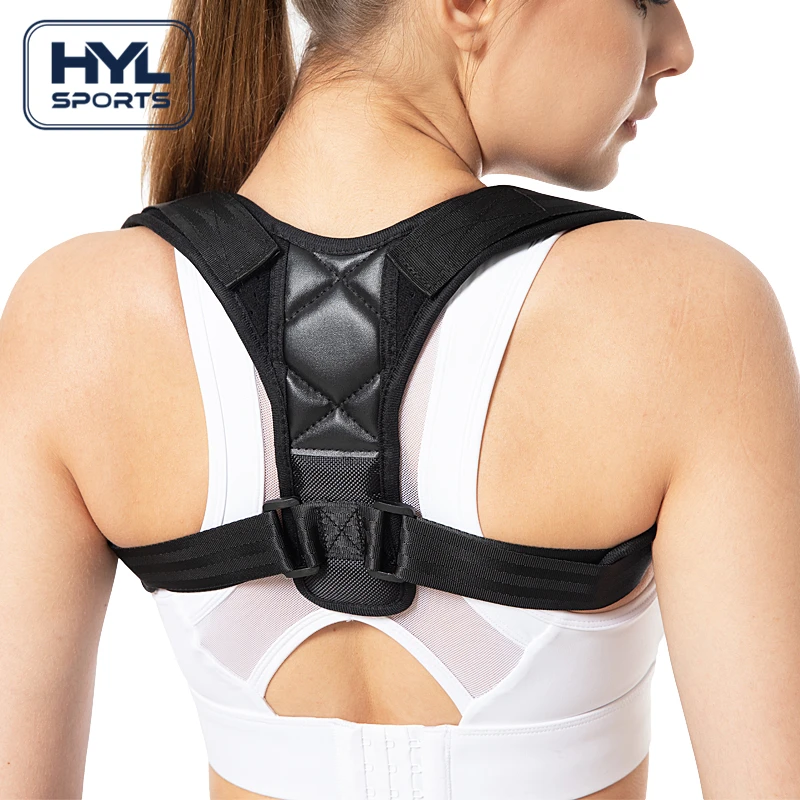 

Adjustable Back Brace for Back Support and Posture Corrector Belt For Men And Women, Black