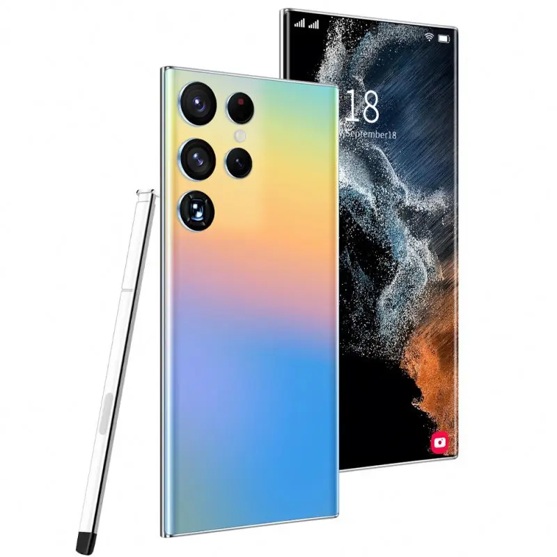

2022 New Arrival S22 Ultra new mobile phones 5g mobile phone ANDROID Fingerprint Face ID smartphone