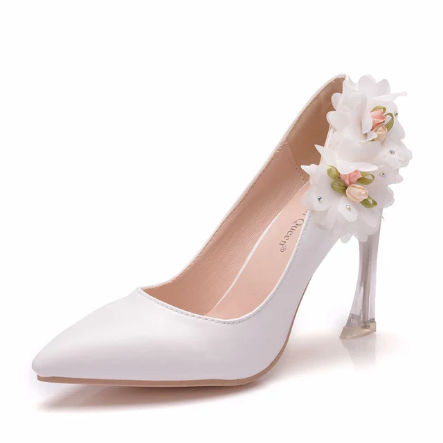 

9cm flower crystal with prom party bride bridesmaid shoes