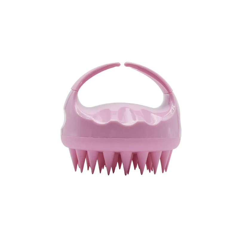 

Salon Head Massager Brush Shampoo Scalp Massager Shampoo Brush Hair Scalp Cleansing Shower Scrubber, Pink