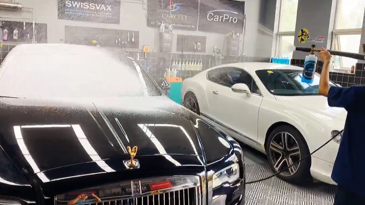 Scarcity S102a Ph Balanced Blue Smurf Gloss Shampoo /car Cleaning Shampoo For Car Detailing 20l