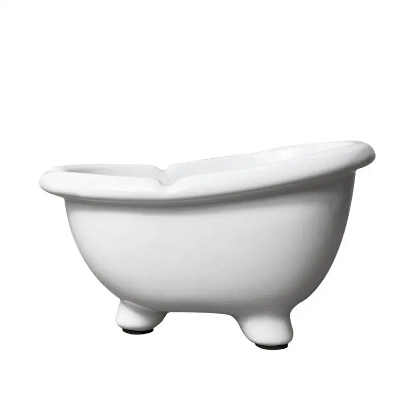 

Mini Gift Defend Bath Tub Smoke Ashtray, White /green /yellow