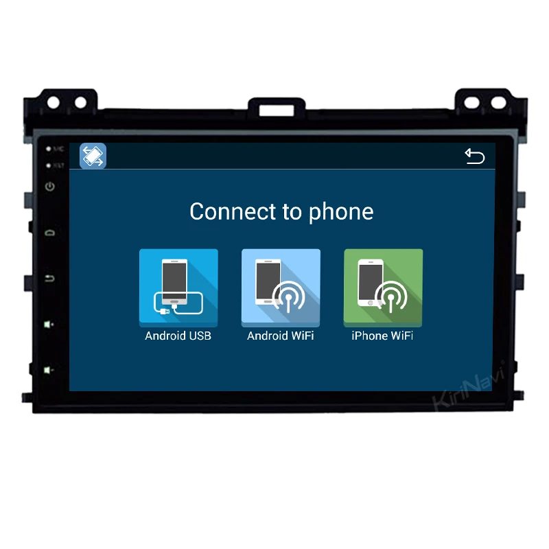 

KiriNavi Android 7.1 9'' car dvd player for Toyota Prado 2002 - 2009 car audio system 5G WIFI DAB+DSP Amplifier