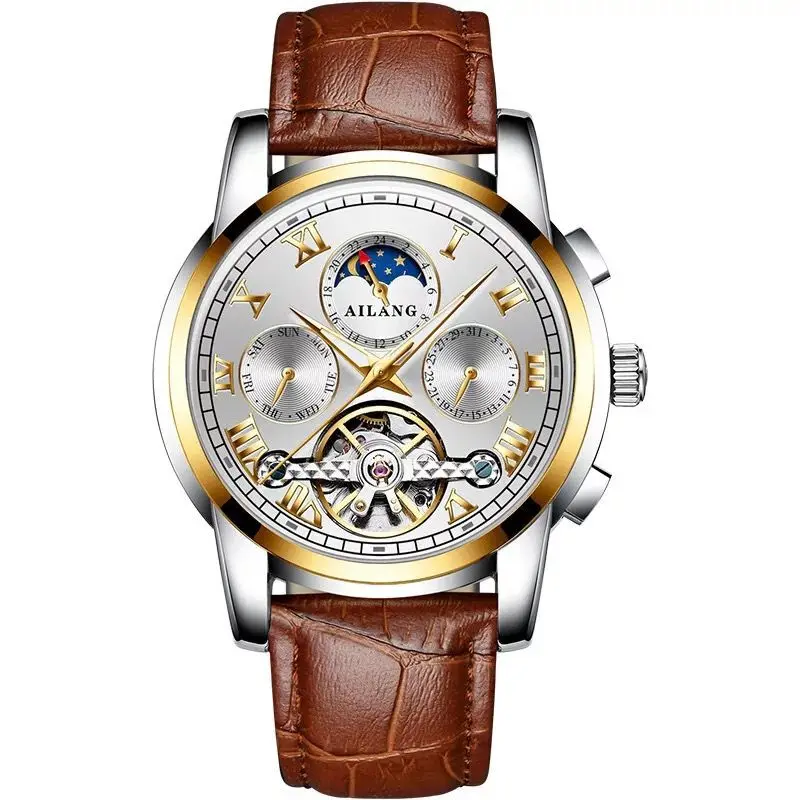 

AILANG brand men's mechanical watch luminous tourbillon fashion watch men's watch