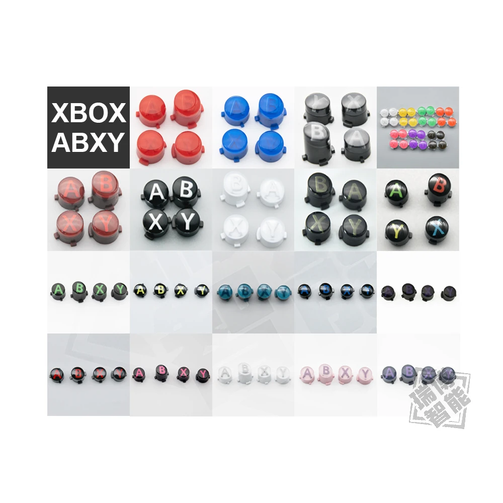 

Replacement Repair Spare Part Custom Mod Kit Function Action Key Set ABXY Button For Xbox One S X Elite Series 2 Controller