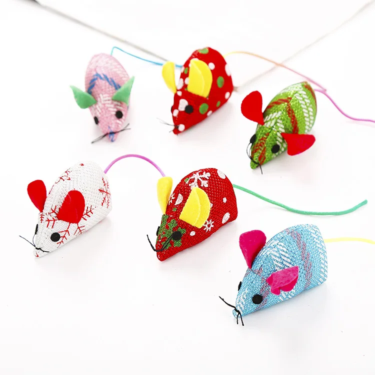 

Cat Toys Christmas Series Mouse Models Various Colors Pet Products Mouse Toys