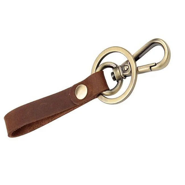 

Promotional High Quality Metal Custom Logo Leather Keychain