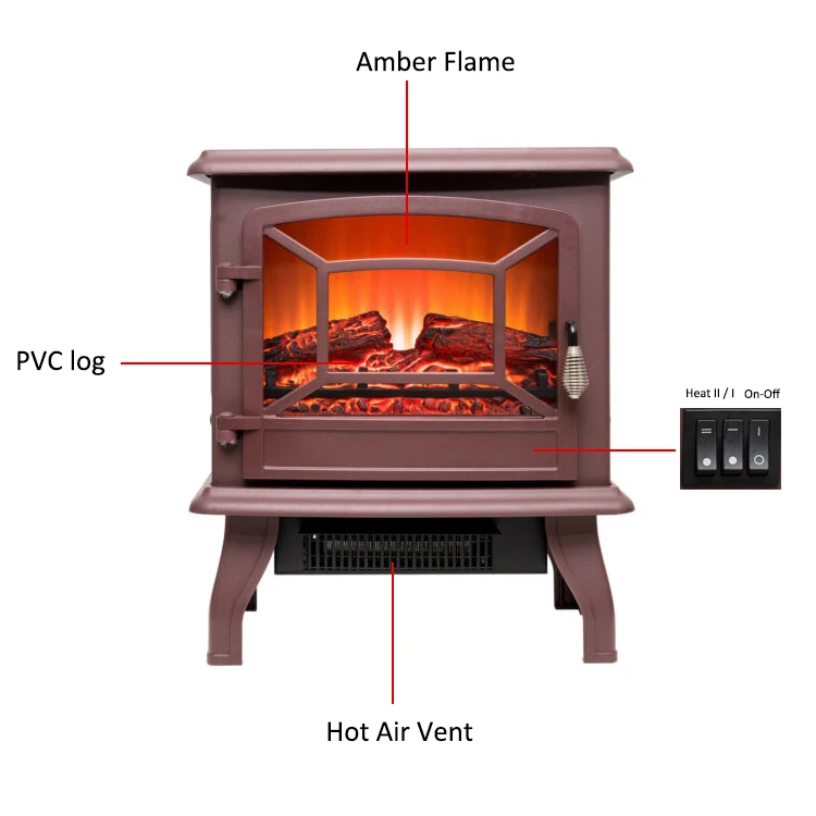 Master Flame Electric Fireplace Parts High Quality Log Decor Flame