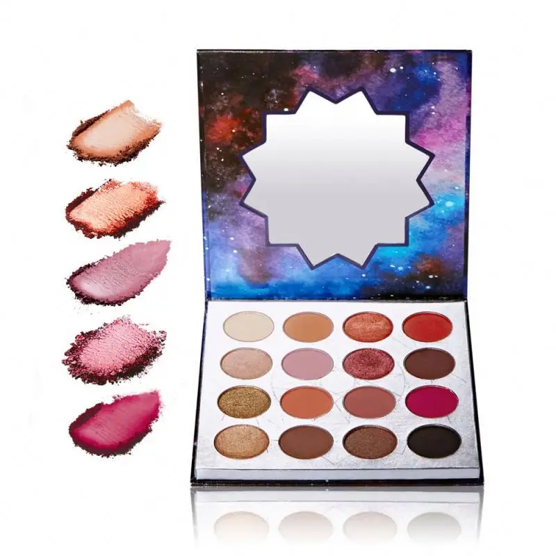 

16 Color Starry Sky Eyeshadow Pallete Matte Shimmer Pearlescent Pigments Long Lasting Eyeshadow Palette Makeup Cosmetics