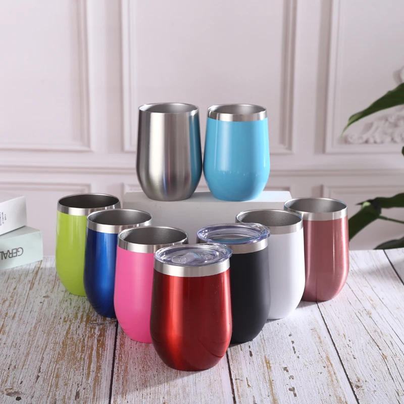 

Free sample double 304 stainless steel wine cup 8oz 12 oz insulated wine tumbler 30 oz stainless steel tumbler 12oz wine tumbler, Stock color/customized color acceptable