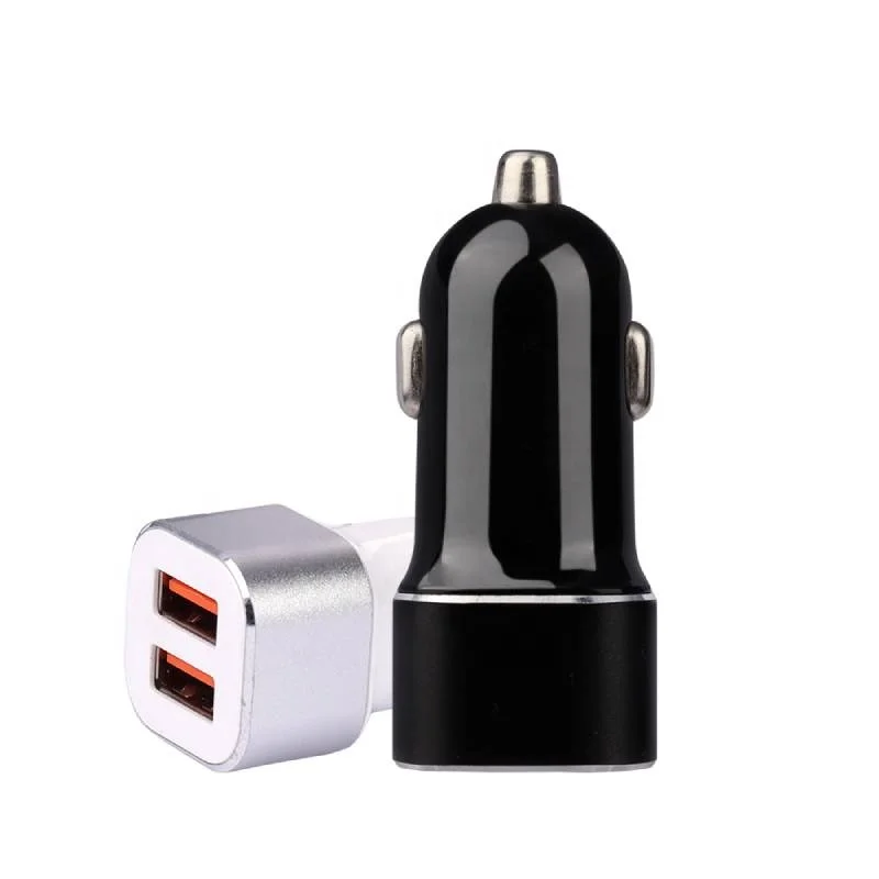 

wholesale 10 W 5v/2.4A smart Car Charge Dual Usb car phone holder charger