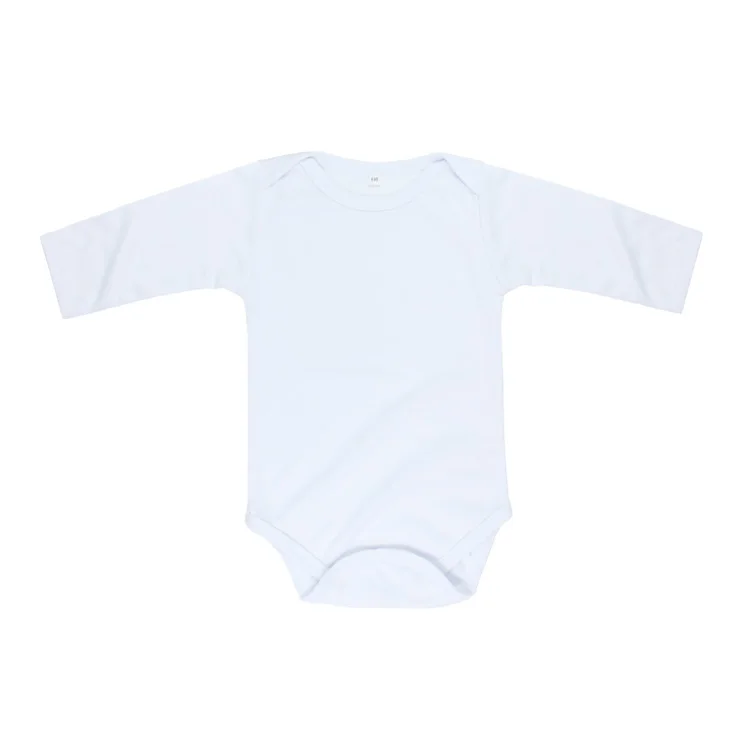 

Sublimation Blanks New Born Inflant Long Sleeve Baby Onesie