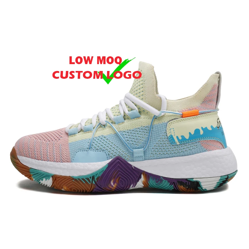 

2022 Casual Style Male Gym sport shoes men star custom Basketball sneakers