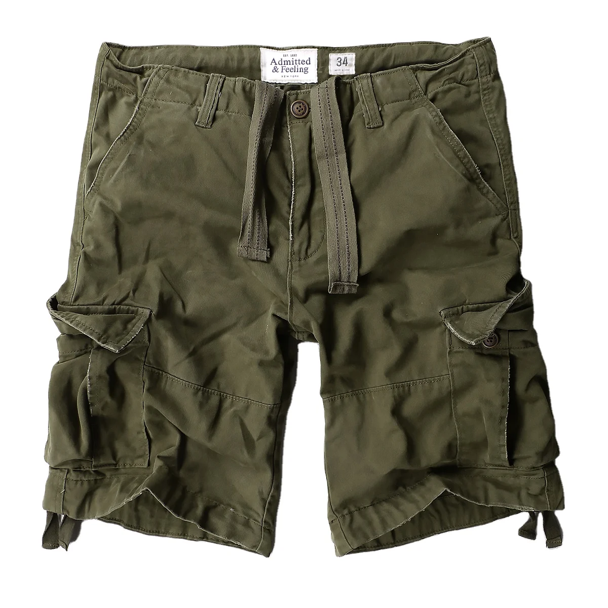 

China wholesale price good quality multi-pocket camouflage cargo shorts for men, Customized color