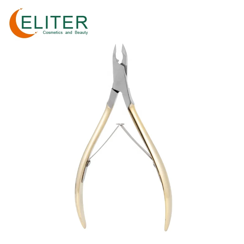 

Eliter Amazon Hot Sell In Stock Stainless Quarter Half Full Jaw Pushes Steel Cuticle Remove De Cutcula Nail Cuticle Nipper