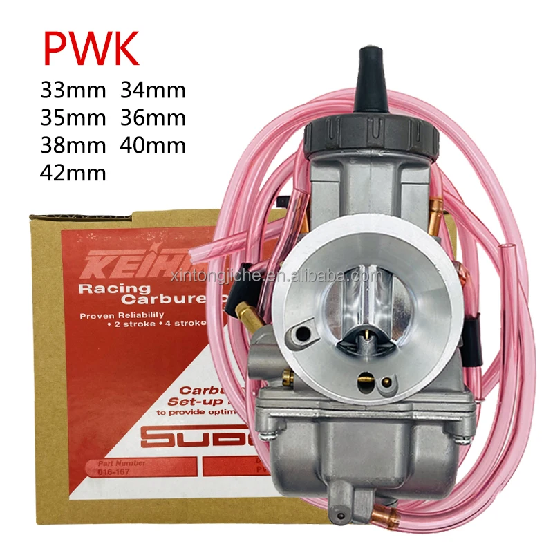 

Motorcycle Carb Pwk Carburetor Silver Aluminum Alloy Pwk 33 34 35 36 38 40 42mm For Keihin Carburetor Air Striker