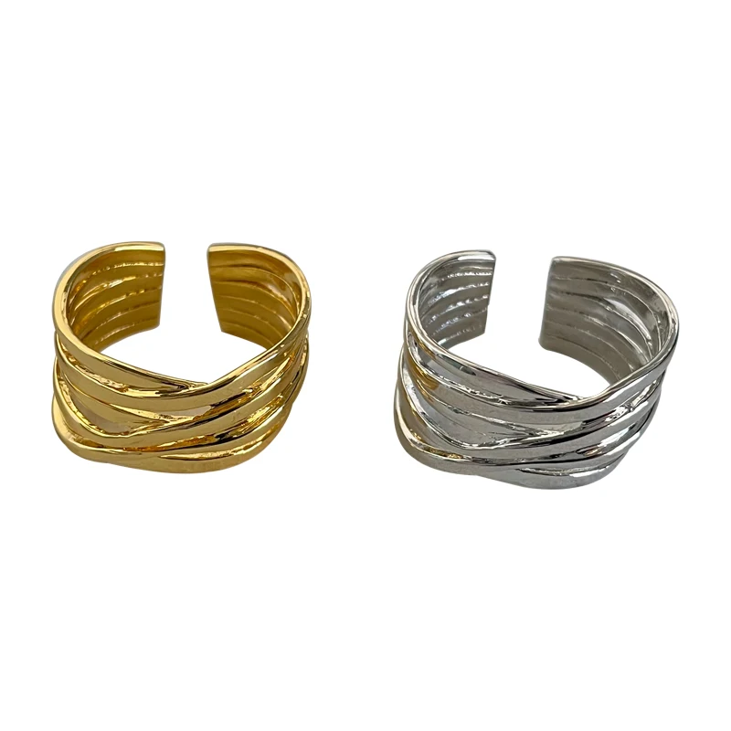 

Irregular Ring 18K Gold Plated Hip Hop Personality High Quality Ring for Women