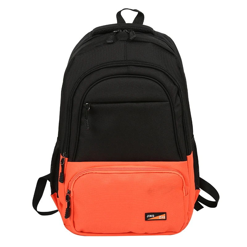 

Wholesale Logo Custom Durable Business Travel Waterproof Gray Oxford School Bag Cheap 15.6 Inch Student Laptop Backpack with USB