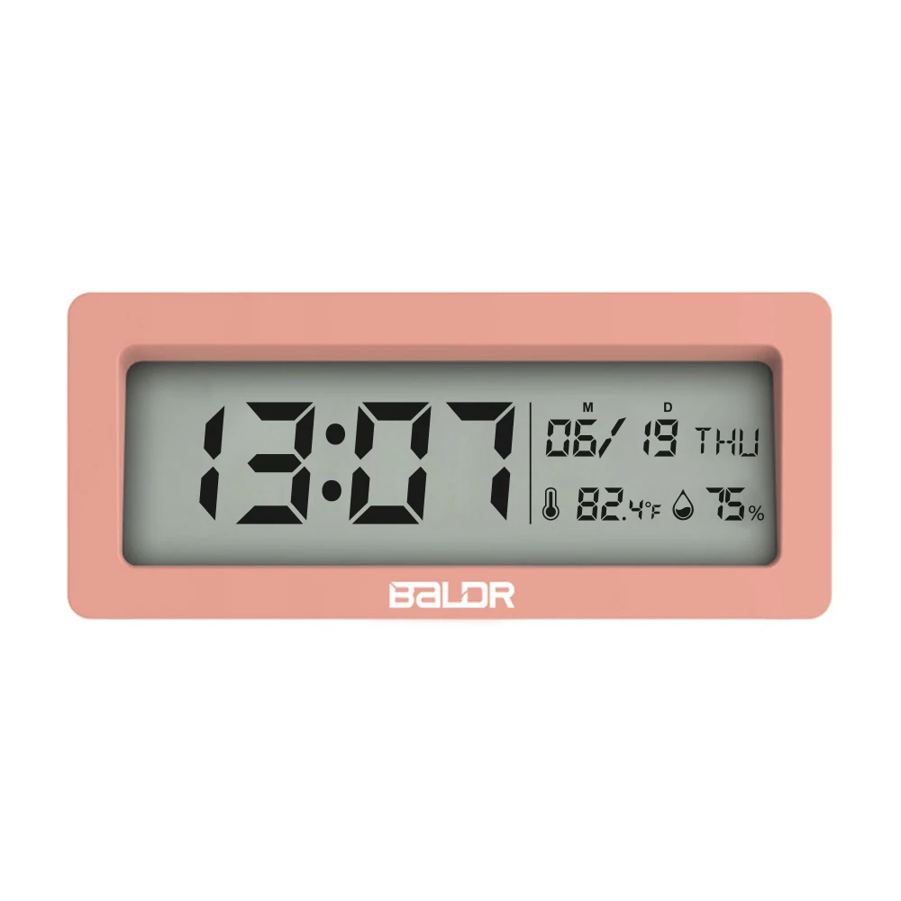 

Multifunction Digital LCD Display Calendar Table Alarm Clock Indoor Thermometer Hygrometer