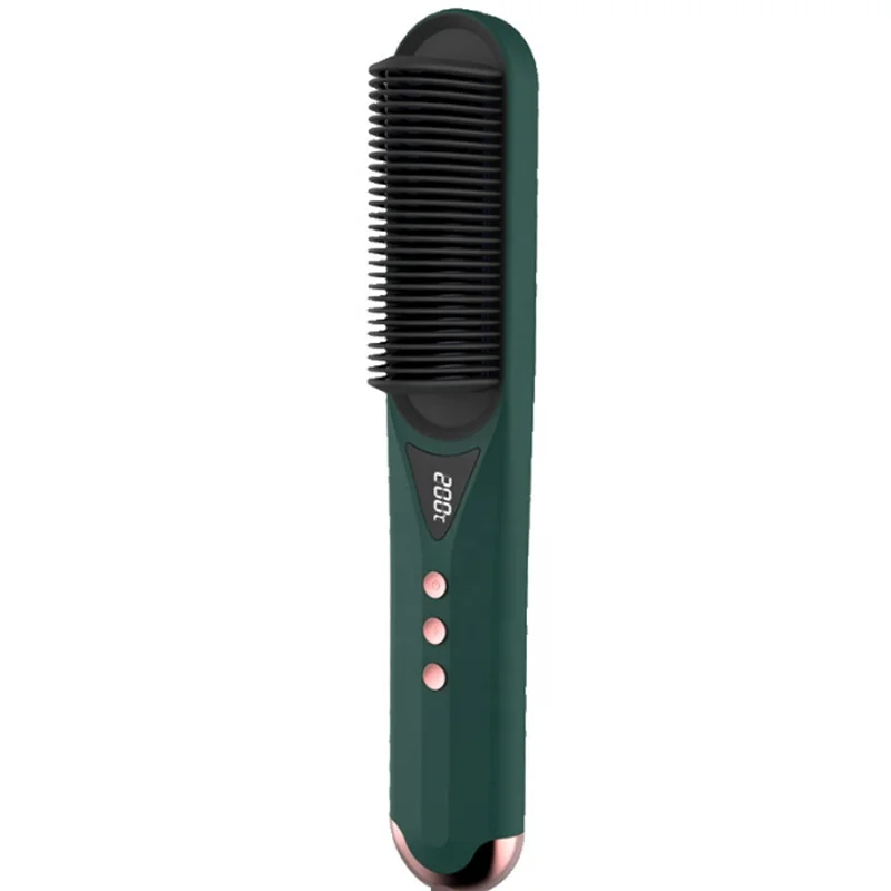 

Portable Hair Curler Hair Comb Straightener Electric Hair Straightener
