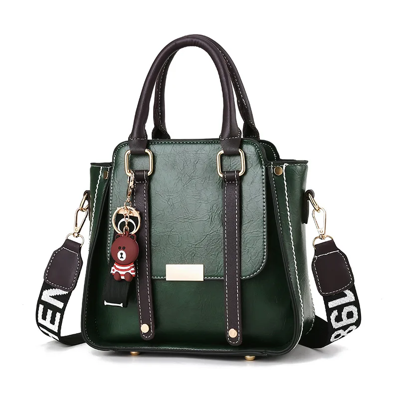 

DF9063 High quality Multifunctional Leisure tote bags colorful stylish and leisure leather handbag for women