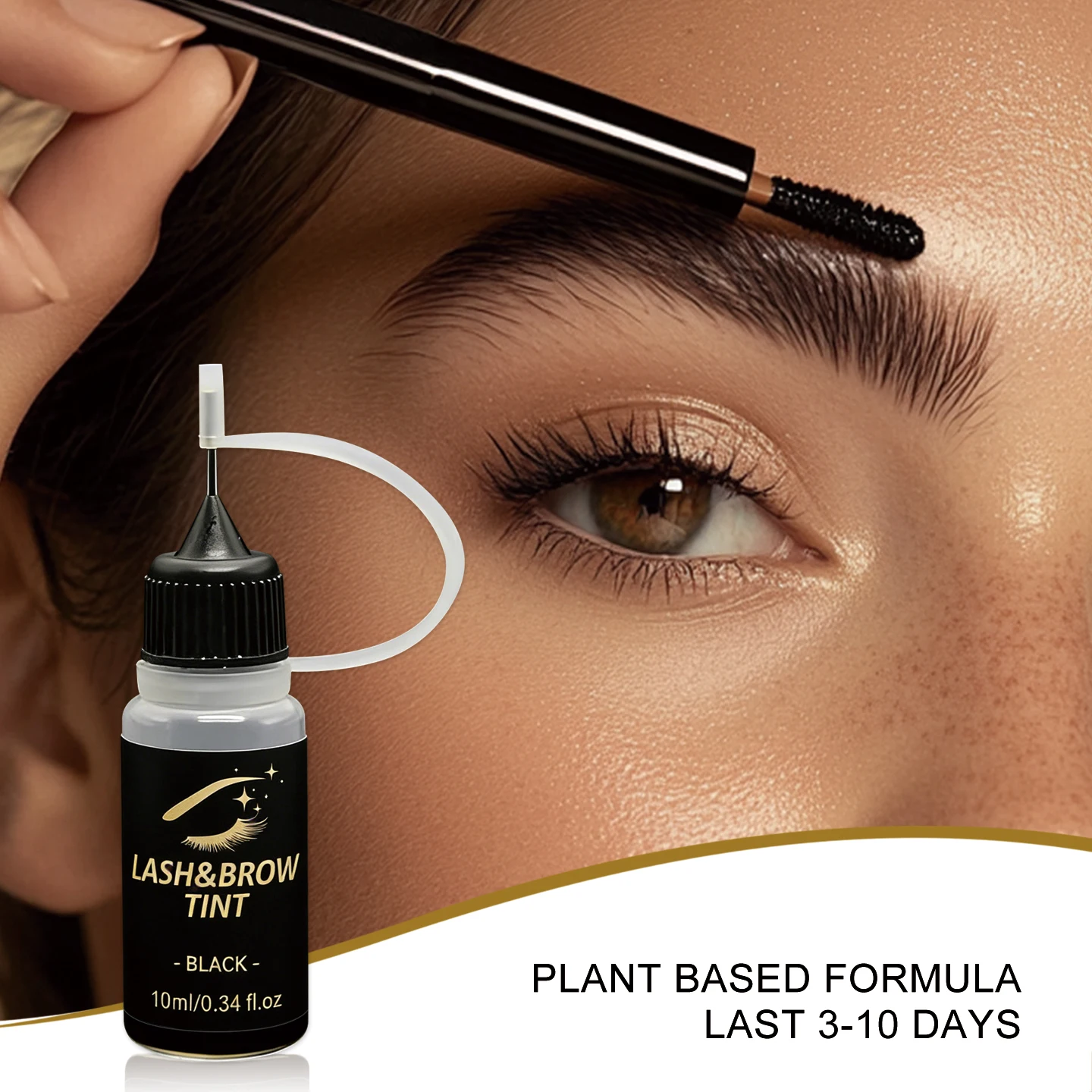Private Label 5-7 Day Black Brown Root Touch Henna Tattoo Eyebrow Eyelash Para Cejas Dyes Tint Gel Cream Pigment Tint with Box