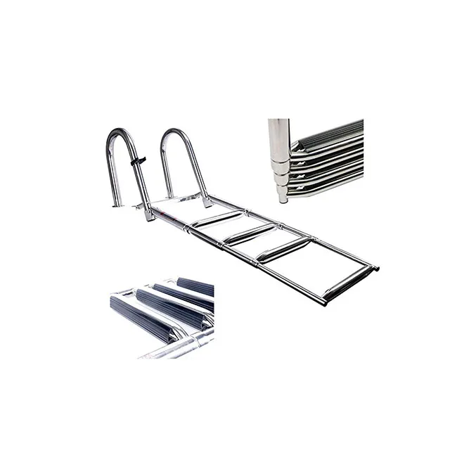 Folding Pontoon Boat Ladder Boat Accessories Marine Hardware For Ship
