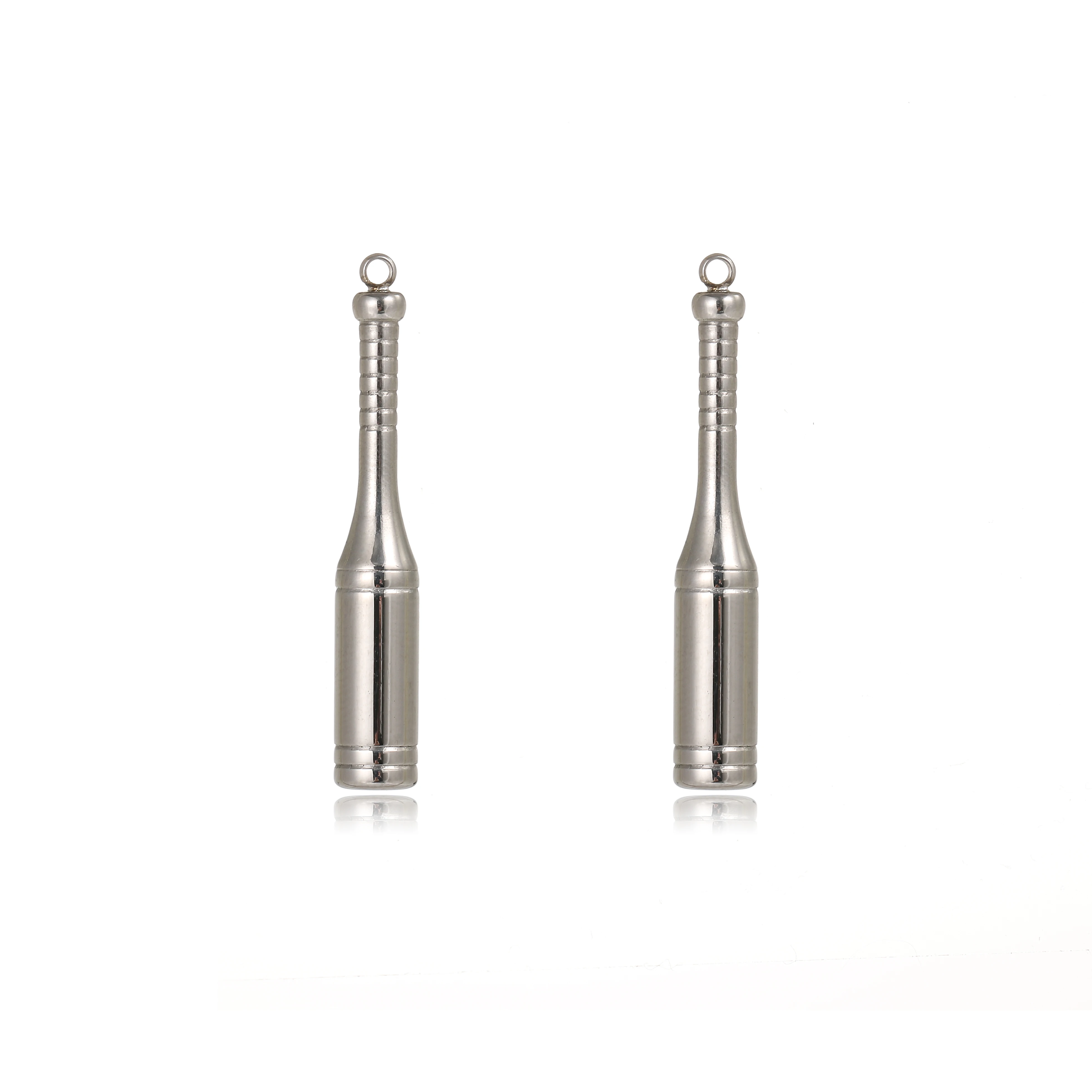 

Simple Jewelry Necklace Accessories Wine Bottle Square Mini Pendants Wholesale Designer Charms Vendor