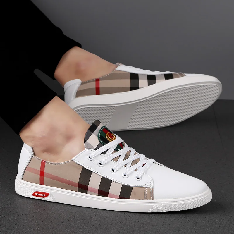 

Latest models high quality shoes wholesale fashion famous shoess brand Sneaker Genuine leather man shoes Walking Style Shoes, 2 colors