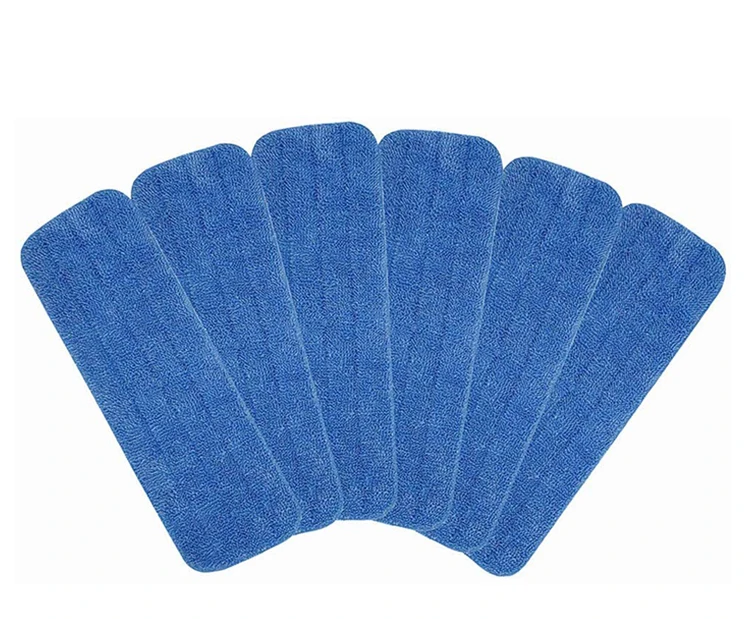 

Amazon Best Selling Microfiber Mop Head Wet Dry Cleaning Washable Spray Flat Mop Pad, Dark blue