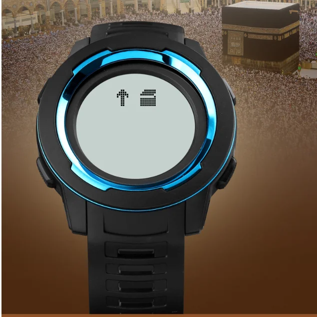 

SKMEI 1729 wholesale china islam azan Worship Muslim Watch Qiblah Prayer watch watch montre horaire priremontre