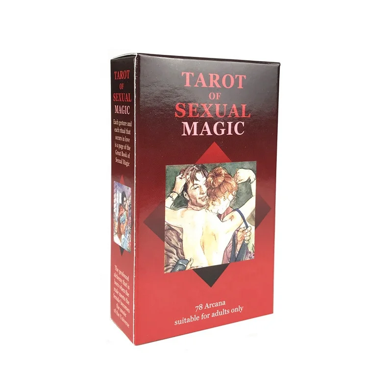 

Tarot of Sexual Magic 78pcs Arcana Cards Deck New Divination Wholesale Decks Tarot Cards, As shown/customized color