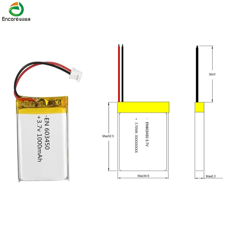 5 Pcs 3.7V 1000mAh Lipo Rechargeable Battery 602560 Li Cells For GPS DVD PDA Bluetooth Recorder E-book Camera Speaker Watch - Foto 11