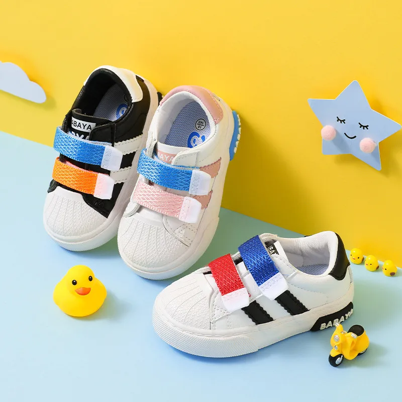 

20197 hot sale breathable microfiber upper girls and boys kids casual shoes, Picture color