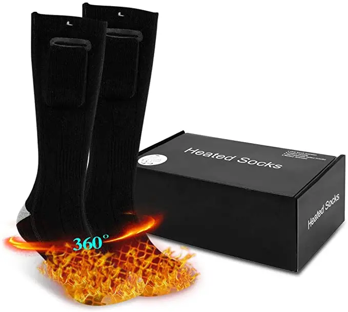 

Heated Socks 4 Heating Settings Rechargeable Electric Heated Socks, 3.7v 4000mah Battery Powered Winter Warm Modal Socks for Me