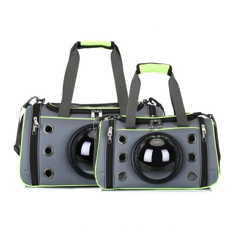 

Exported Good Quality Portable Large Breathable Luxury Designer Transparent Pet Bag Carrier